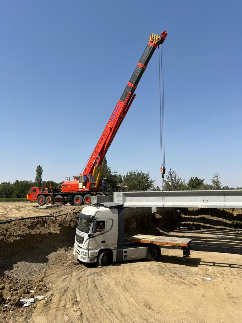 حمل و نقل سازه های فلزی با جرثقیل